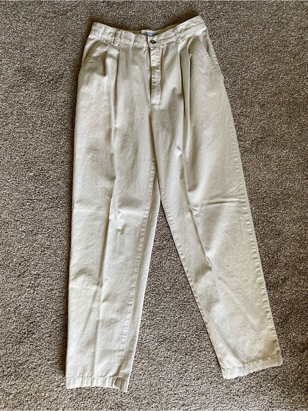 Vintage Old Navy Slacks 100% Cotton - Cream